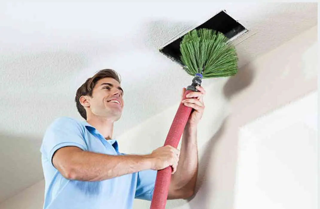 Modern vacuum and brush tools used for efficient Air Duct Cleaning Clinton by local experts.